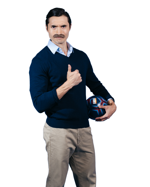 Coach costume from the 2026 Goodwill shoot