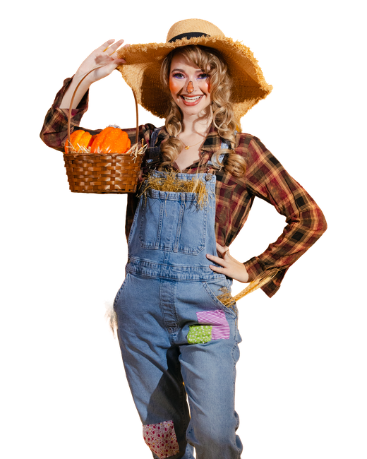 Hay Girl costume from the 2026 Goodwill shoot
