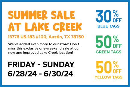 SUMMER SALE AT LAKE CREEK