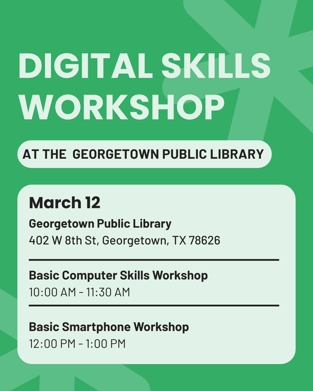 Digital Skills Workshop